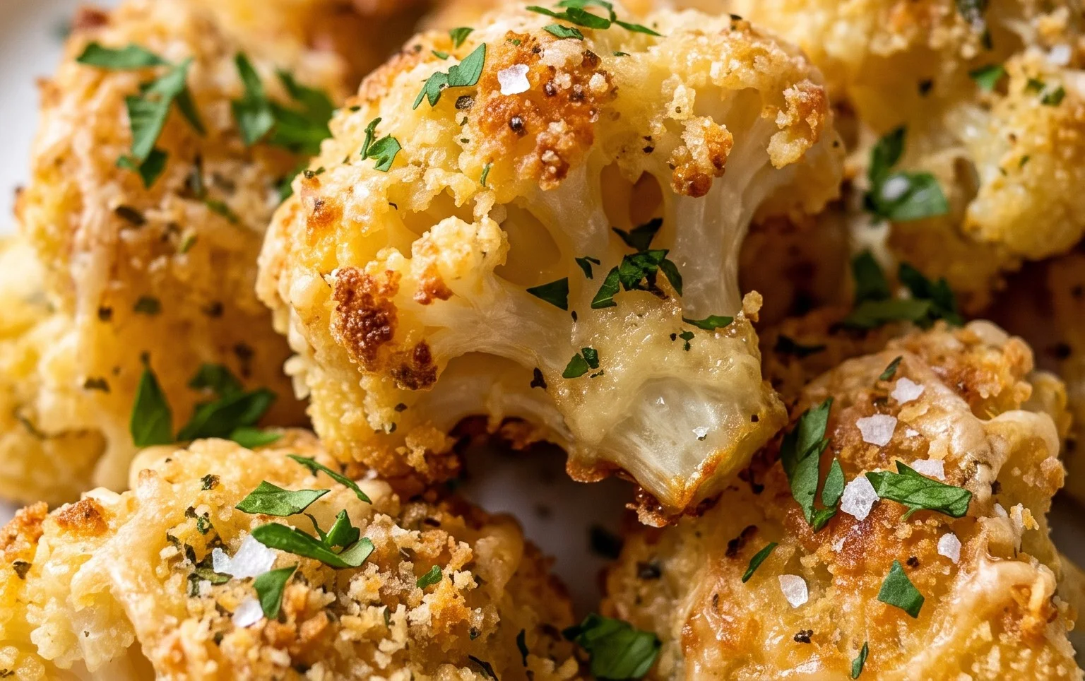 Parmesan Cauliflower Bites - Just 5 Ingredients