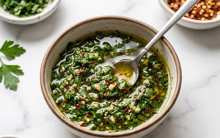 Easy Chimichurri Sauce Recipe- Fresh Argentinian Flavor