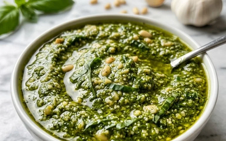 Homemade Basil Pesto Recipe – Fresh & Flavorful