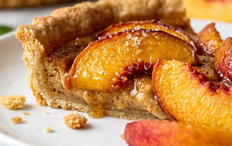 Brown Butter Peach Tart