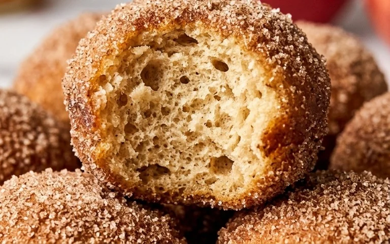 Baked Apple Cider Donut Holes