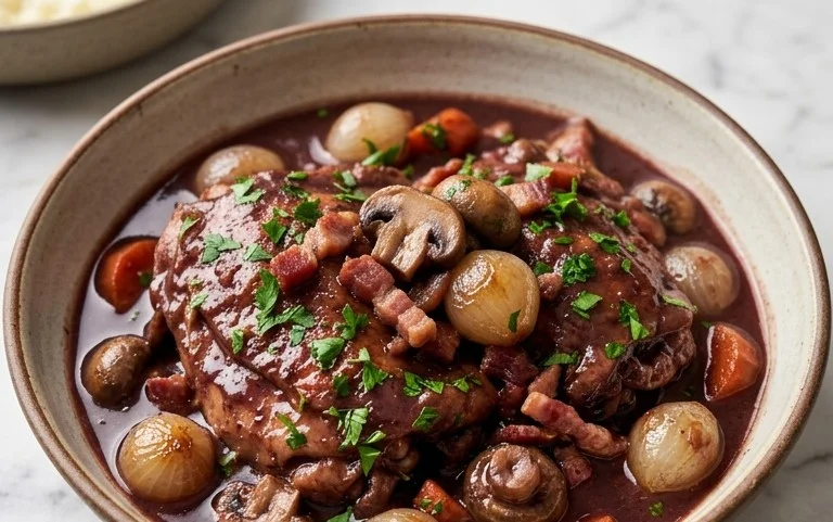 Rustic Coq au Vin: Classic French Comfort Reimagined