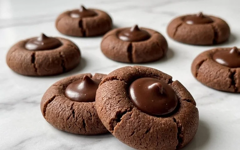 Decadent Chocolate Thumbprint Cookies – Molten Center