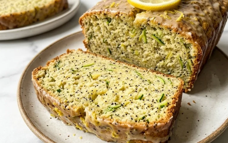 Moist Lemon Poppy Seed Zucchini Bread Recipe