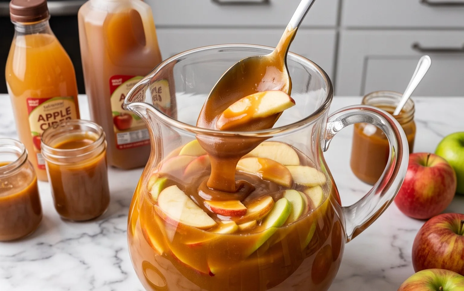 Easy Caramel Apple Punch Recipe for Fall