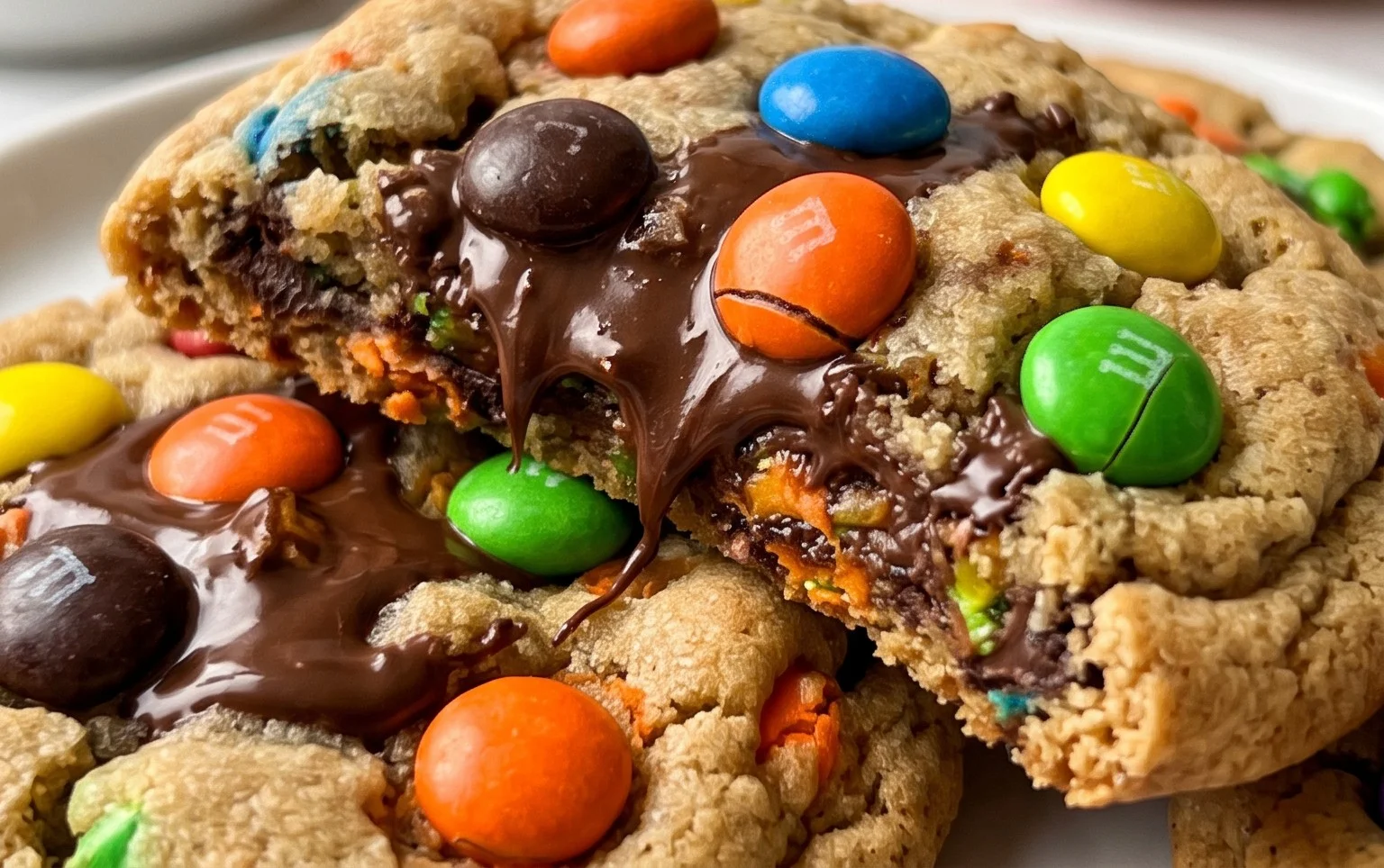  Halloween Candy Monster Cookies