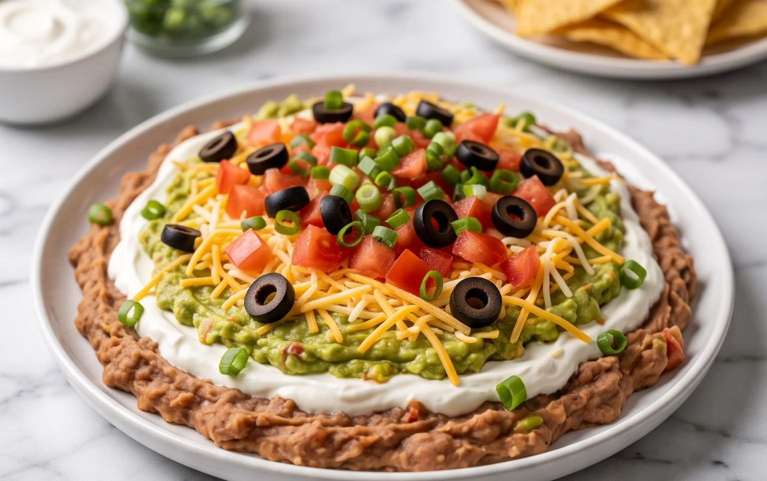 Easy Halloween Taco Dip Recipe Spiderweb