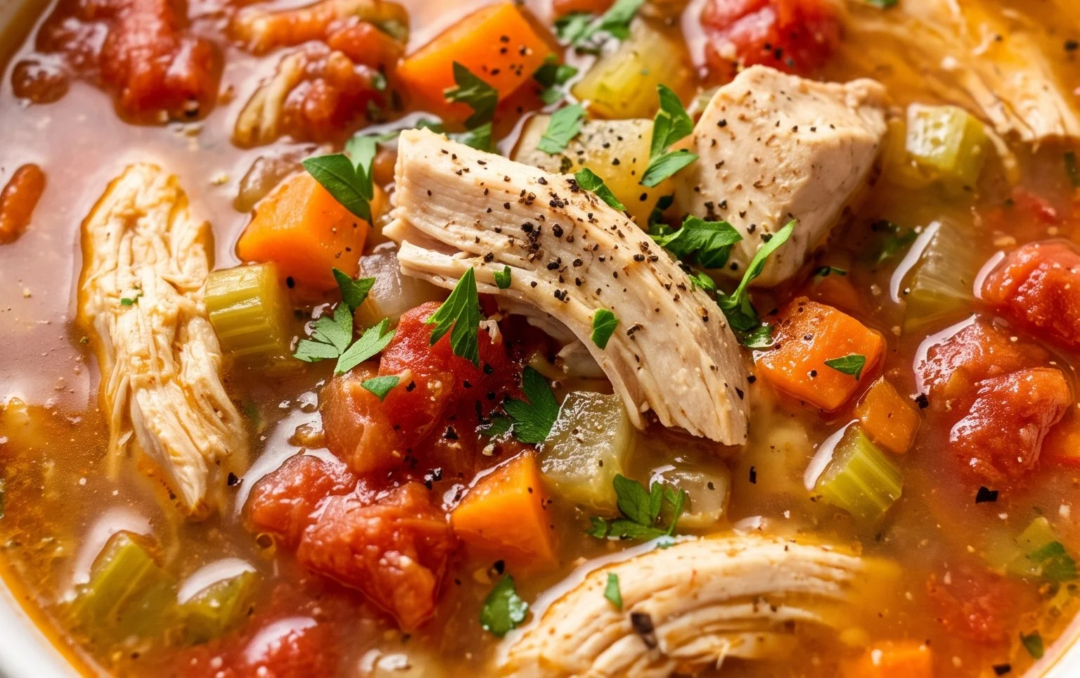 Sicilian Chicken Soup